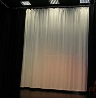 MK Pure White Background Fabric Cloth for Stage Curtain Shadow Show Play Screen 